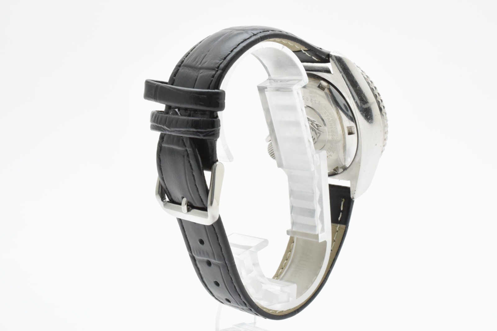 【EXC+5】SEIKO 7548-7000 Diver Black Dial Quartz Men’s Vintage Watch From JAPAN