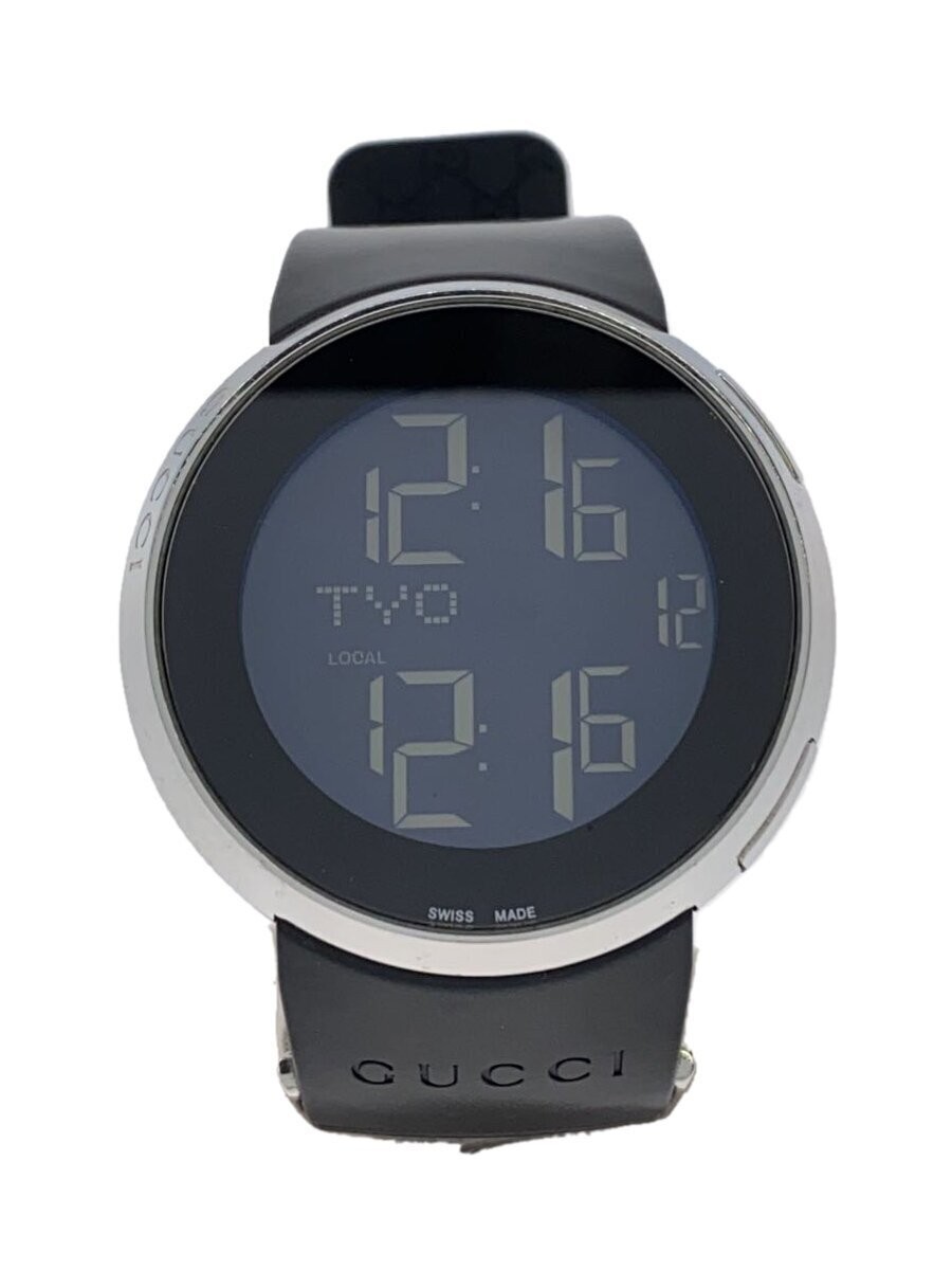 GUCCI i-Gucci 114-2 Black Men’s Watch Used