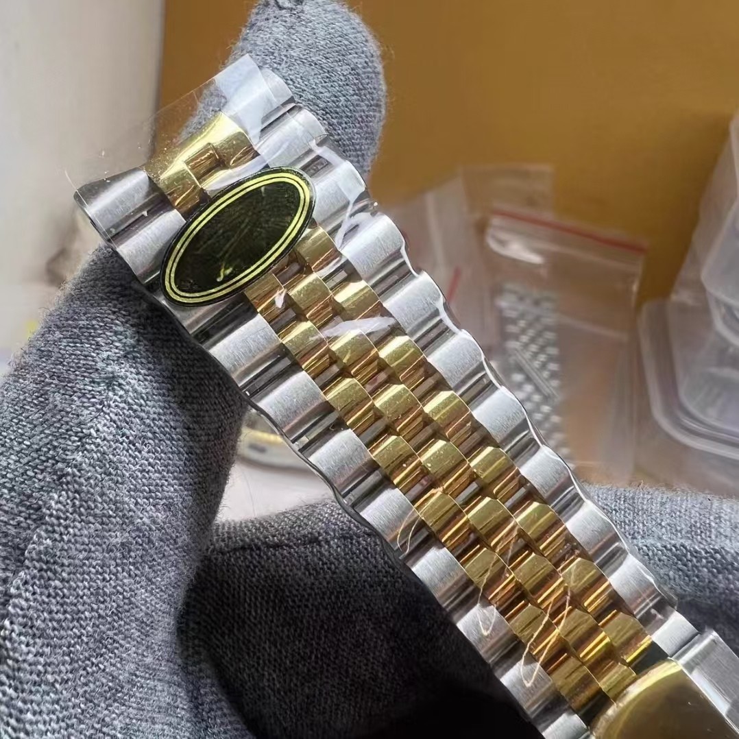 Fits Datejust 41mm 126333 126334 Two Tone Gold 21mm 904L Steel Jubilee Bracelet