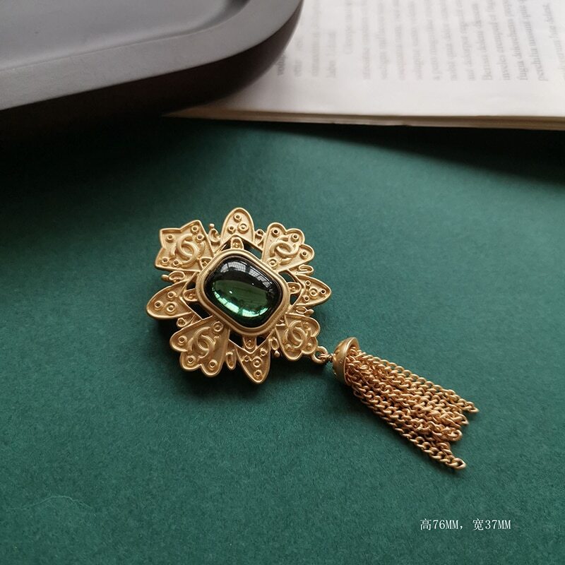 Rhinestone Brooches For Resin Pendant Jewelry Vintage Flower Casual Brooch Pins