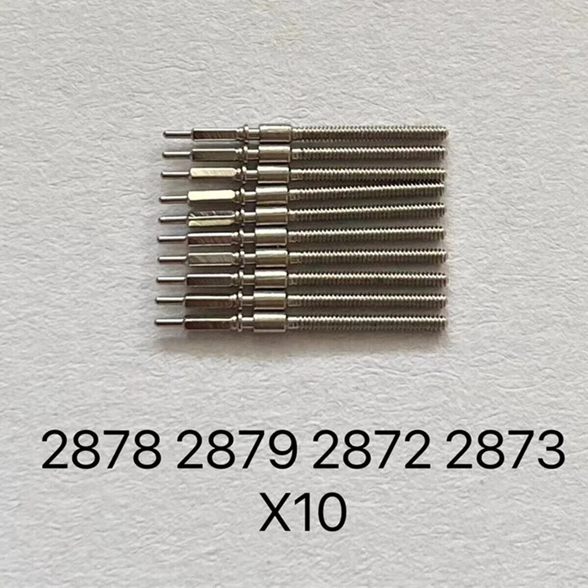 10pcs Watch Stems for ETA 2878 2879 2872 2873 Generic Winding Stems