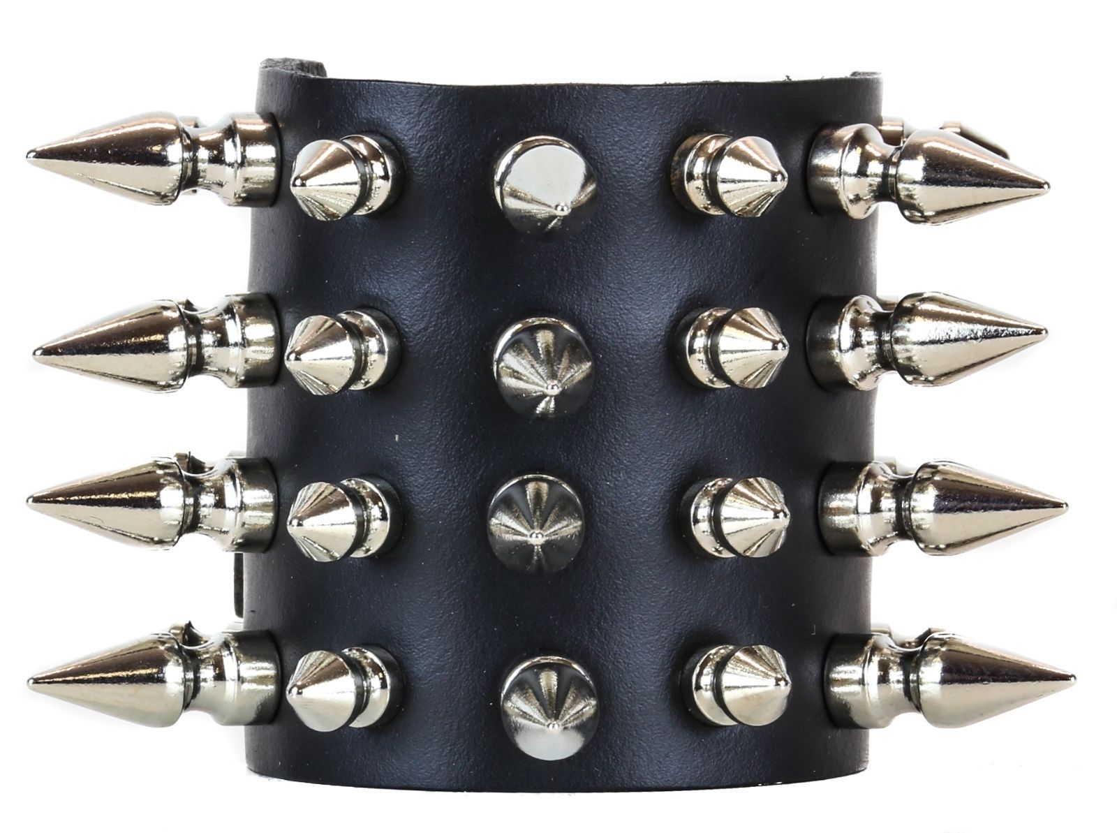 Spike Short Bracer Gauntlet Bracelet Punk Goth Heavy Thrash Death metal