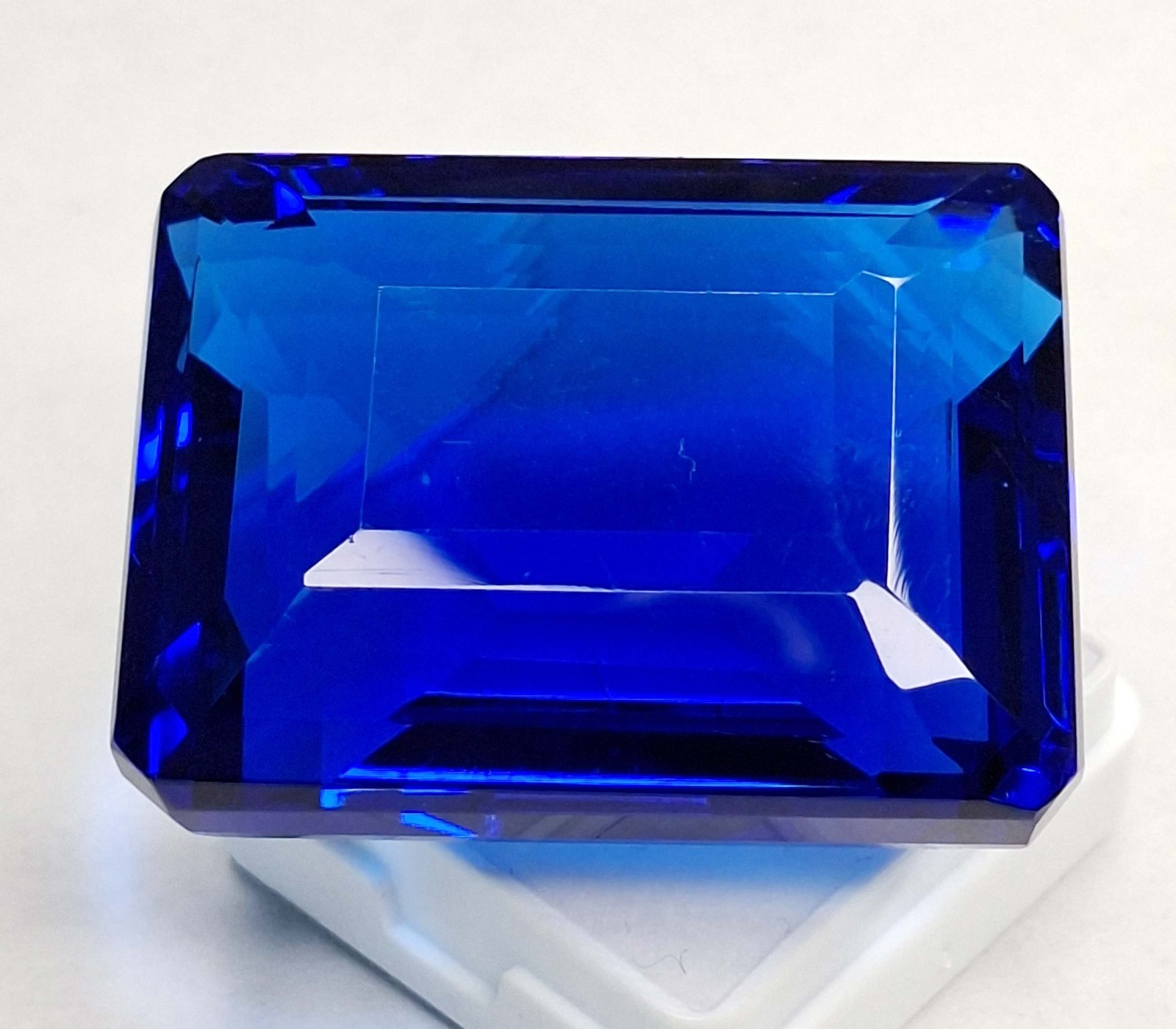 Blue Certified Topaz Emerald Cut 176-178 Ct Natural Loose Gemstone RK1101