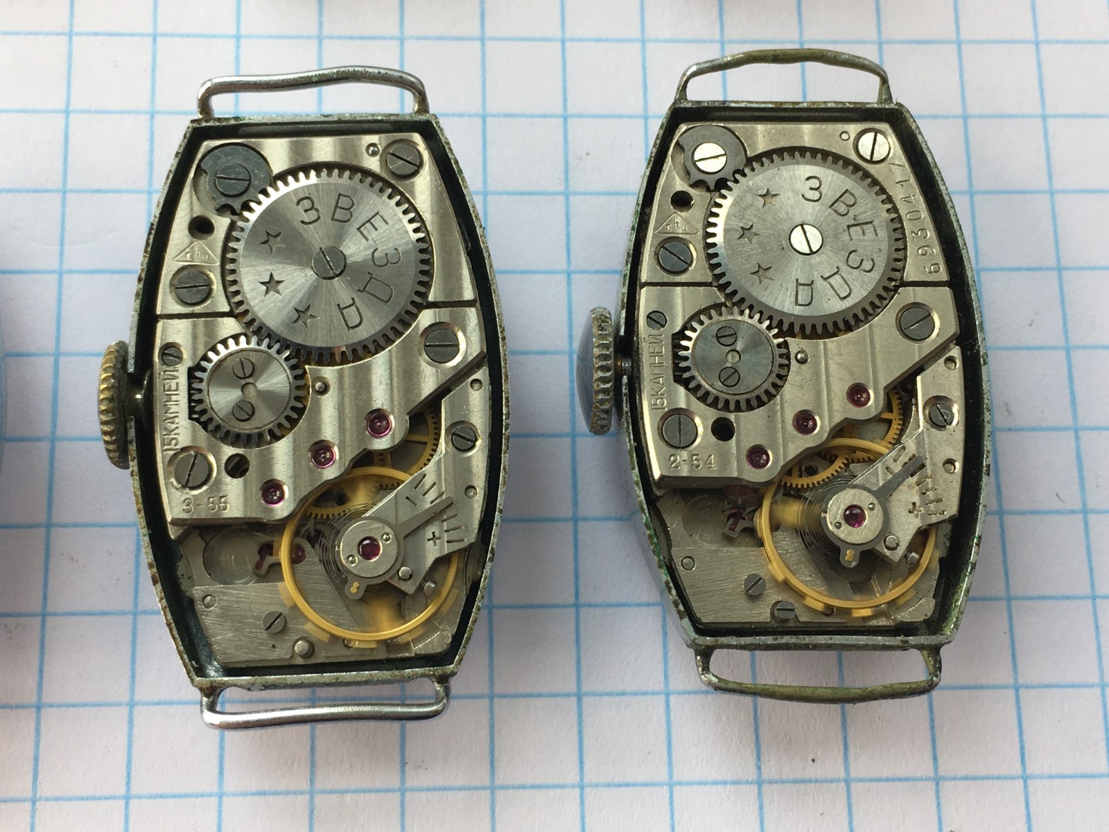 Lot of 10 Soviet Vintage ZVEZDA USSR Women mechanical Wristwatch for parts