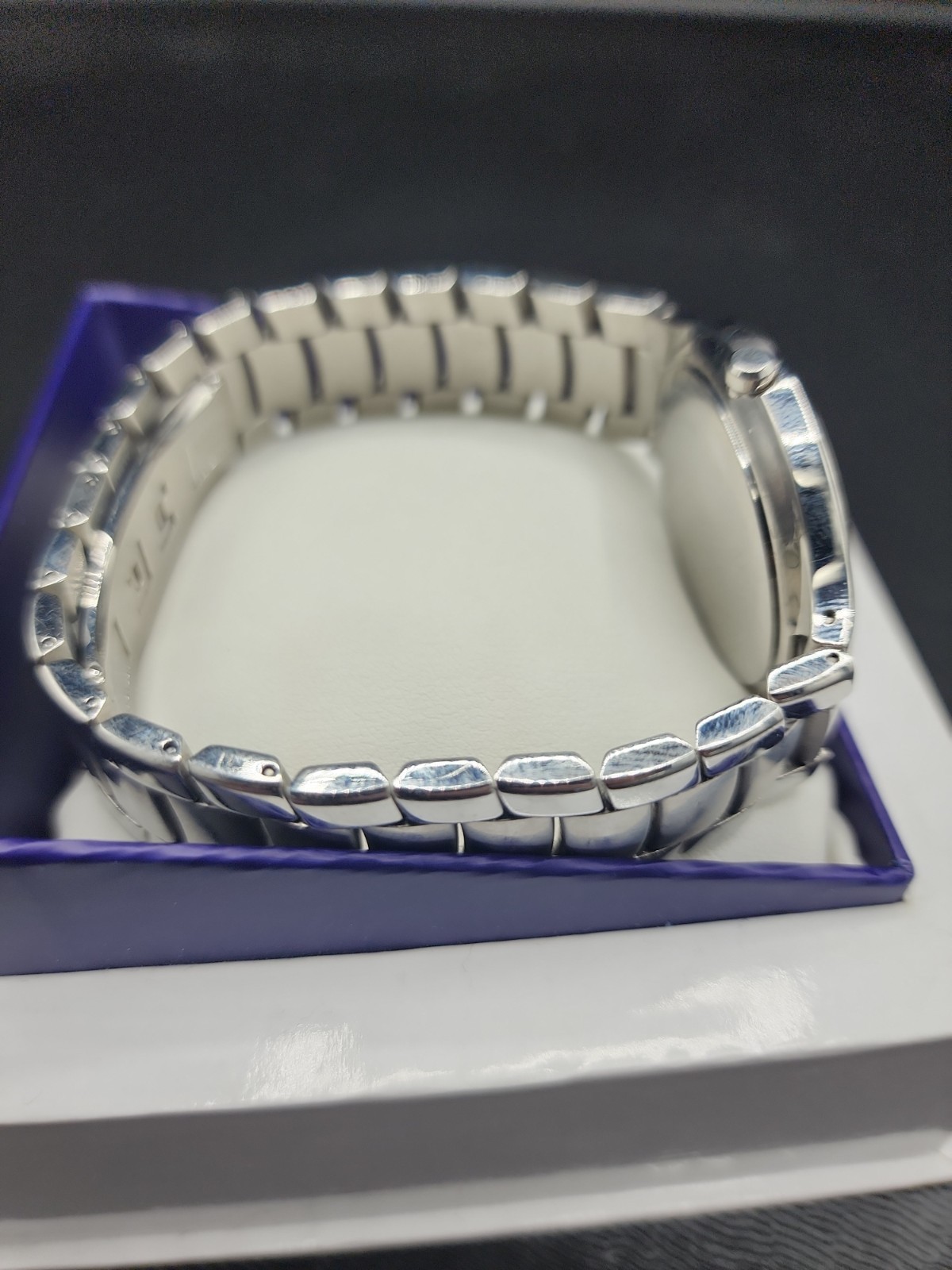 Movado Museum Stainless Steel Men’s Wristwatch – New Battery No Box