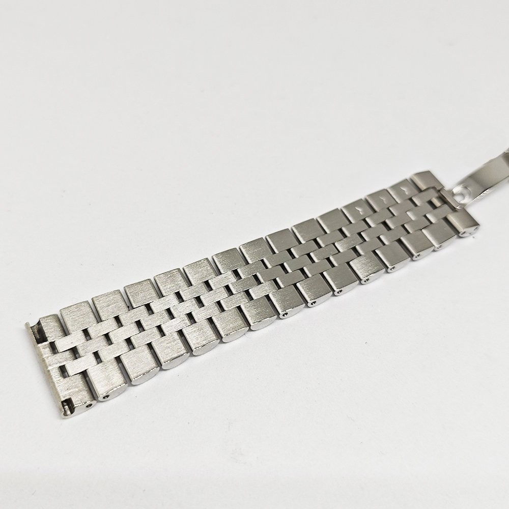 Jubilee 12mm-24mm Wristwatch Strap Metal Bracelet Stainless Steel Watch Band