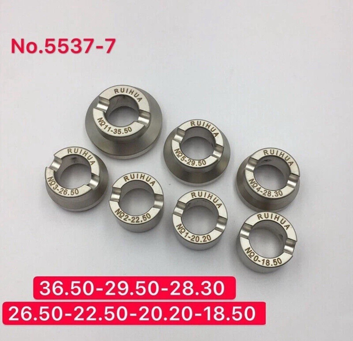 Watch Case Back Opener Remover Repair Tool Kit 36.50mm Fits Rolex & Tudor