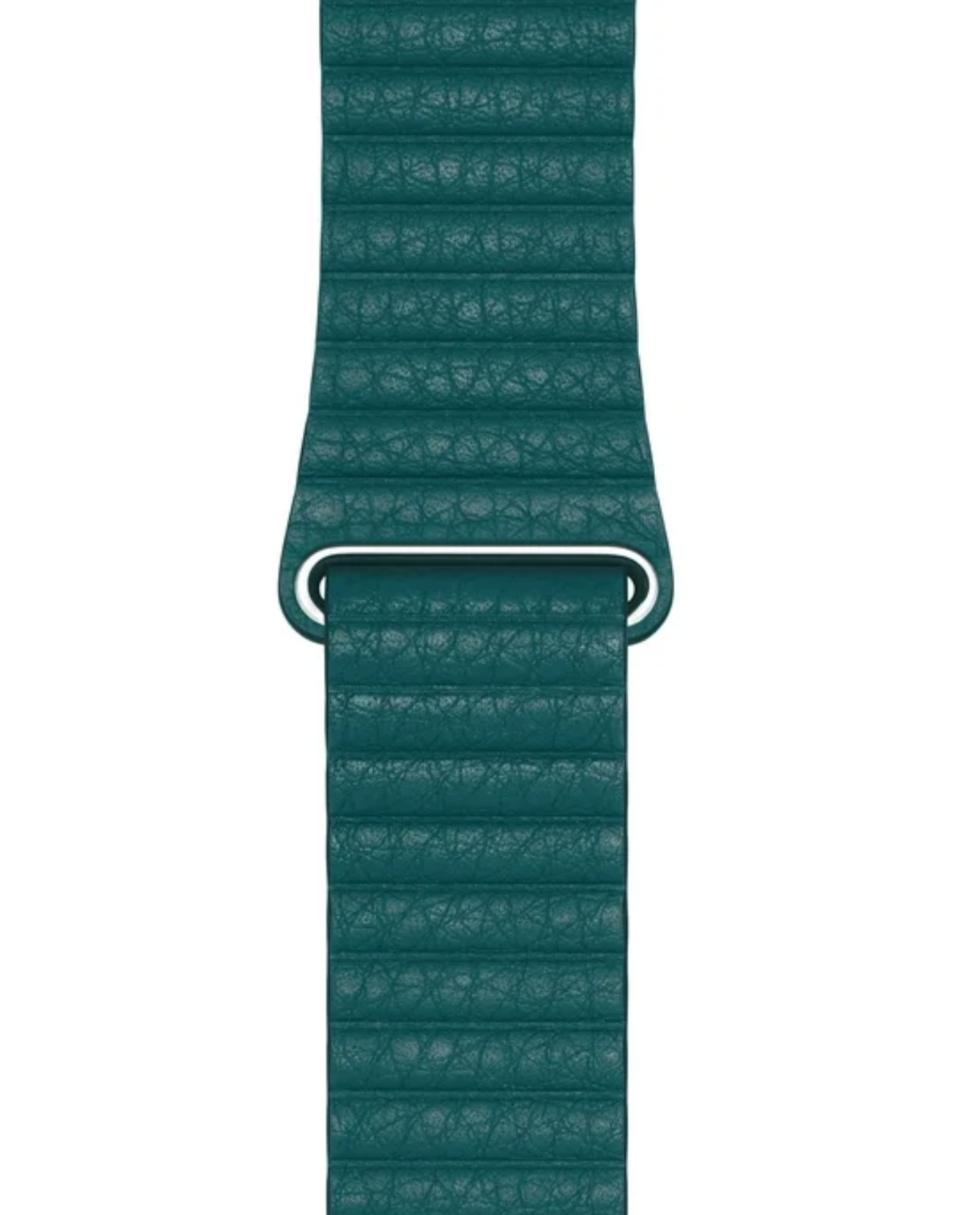 NEW Genuine Apple Brand Peacock Leather Loop Band Fit Watch Size M 44 45 46 49mm