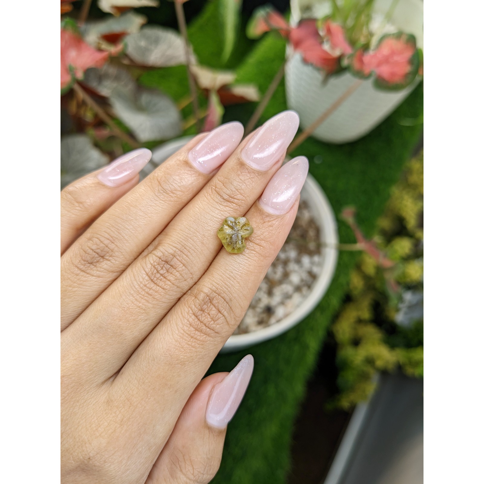 Ceylon (Sri Lanka) Various Yellowish Green Chrysoberyl 4.14CT