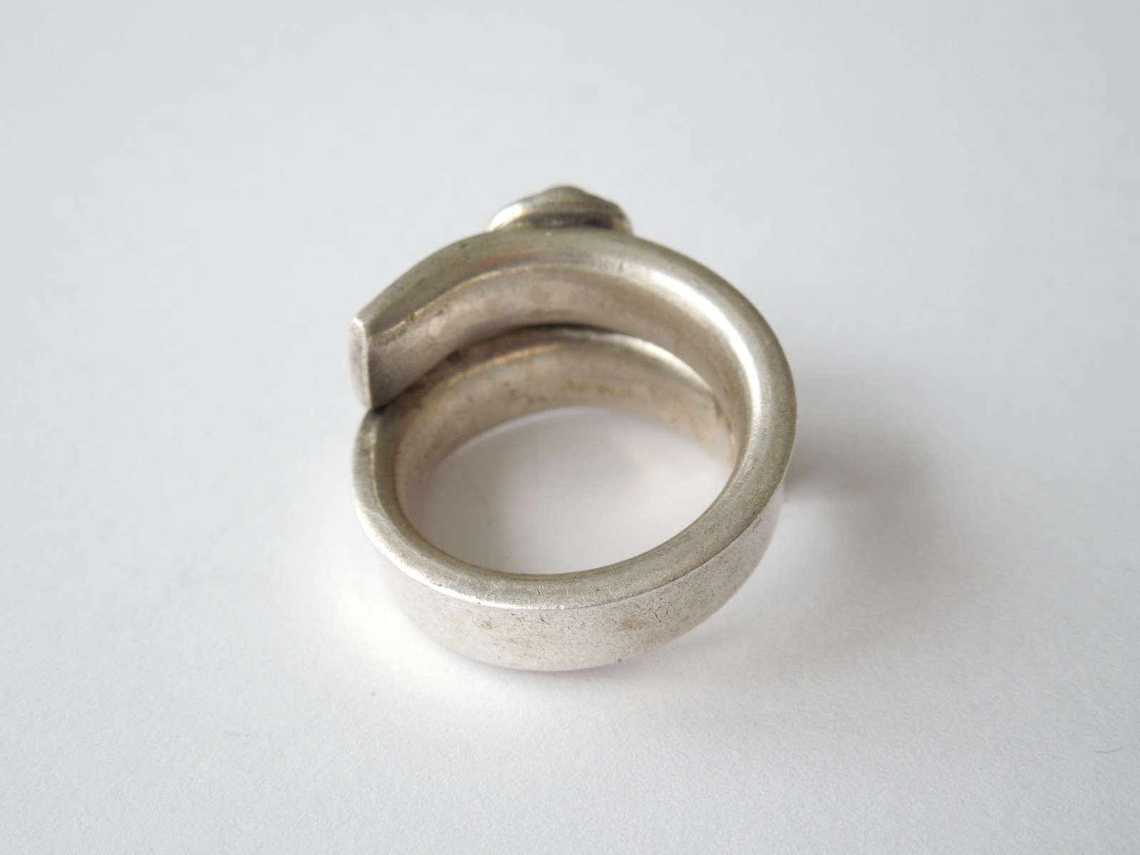 WMF Moonstone Ring Vintage Wide 61 19.8 g 1.7 cm Sterling Silver