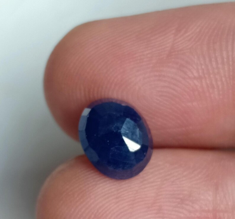 Corundum Sapphire Oval Shape Unheated Untreated Madagascar Stone 3.45 Ct