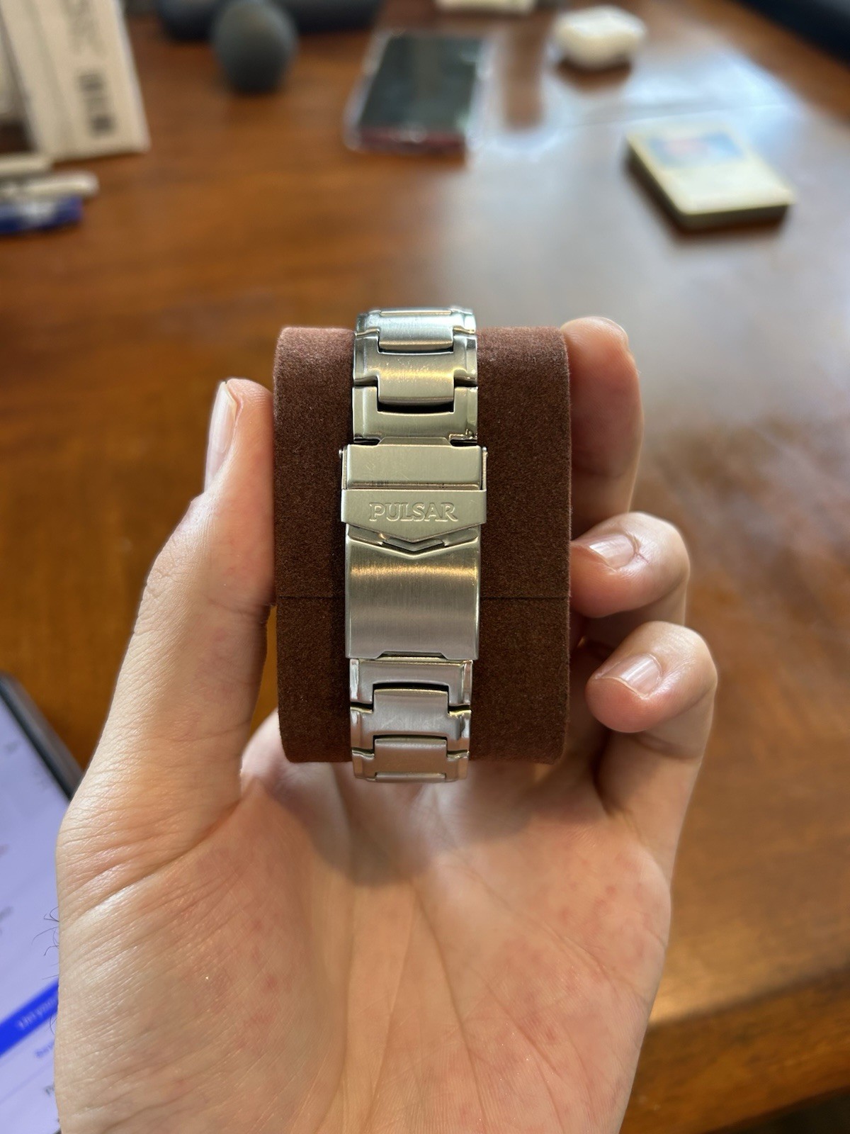 PULSAR Chronograph Stainless Steel 100M 10 Bar Wrist Watch