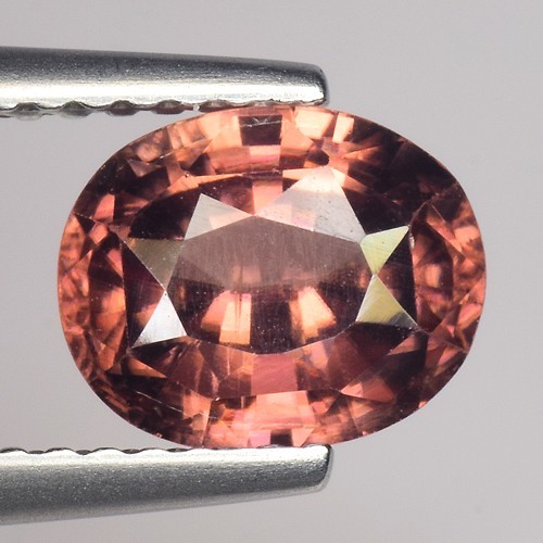 2.56Cts CLEAN NATURAL UNHEATED BROWN ZIRCON OVAL CUT GOOD LUSTER GEMSTONES M525