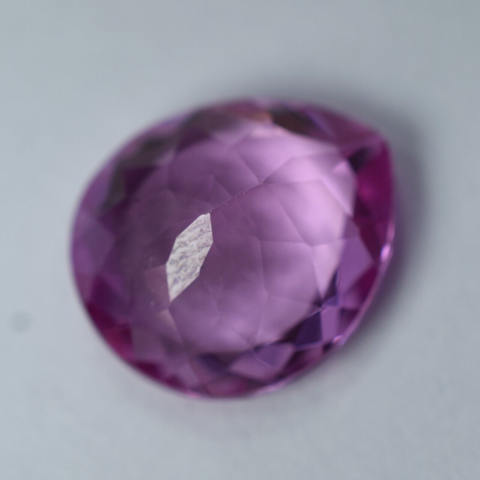 AAA+ NATURAL Pink SAPPHIRE Pear Shape 7.40 Ct CERTIFIED Rare Loose Gemstone