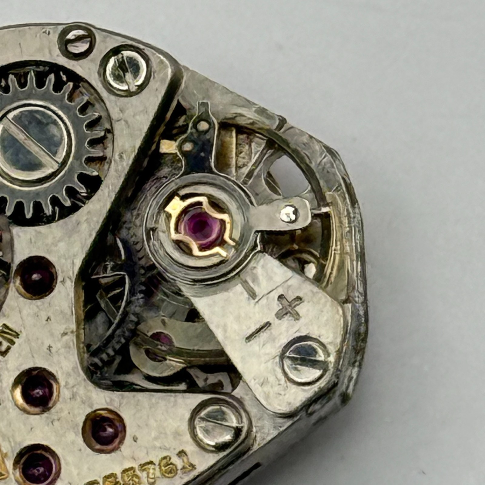 FHF 69-21 Watch Movement Rone 17 Jewels Swiss Manual Wind Parts Repair 15.3mm