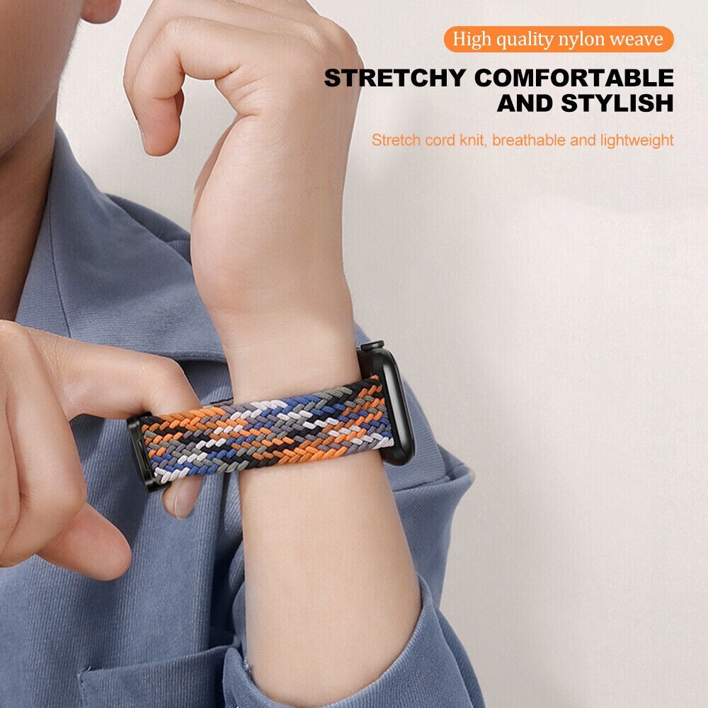 Hot Magnetic Nylon Loop Strap Band For Apple Watch Series 11-1 Ultra SE 38-49MM