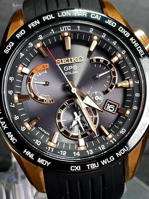 [N MINT] SEIKO Astron SBXB055/8X53-0AC0-2 Solar Powered Radio Men’s Watch
