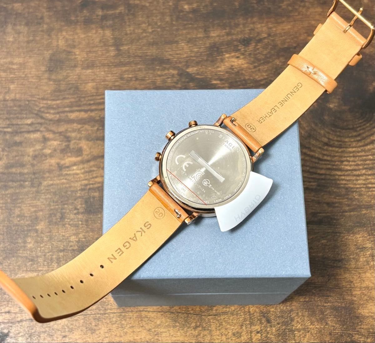 Brand New SKAGEN Hybrid Watch Light Brown x Pink Gold