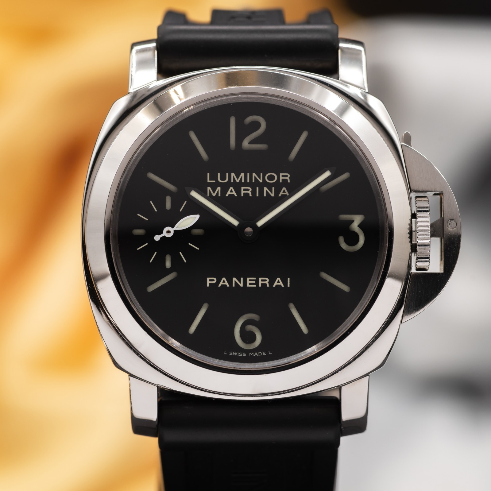 Panerai Luminor Marina PAM00111 44mm 2012 Near Mint Box Papers Extra Strap