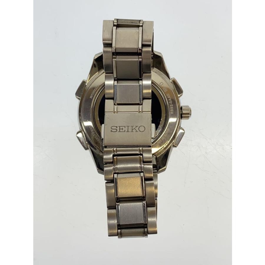 USED SEIKO 8B92-0aa0 Case Size 4.9 ×4.7cm Band Size 14cm Watch #21111