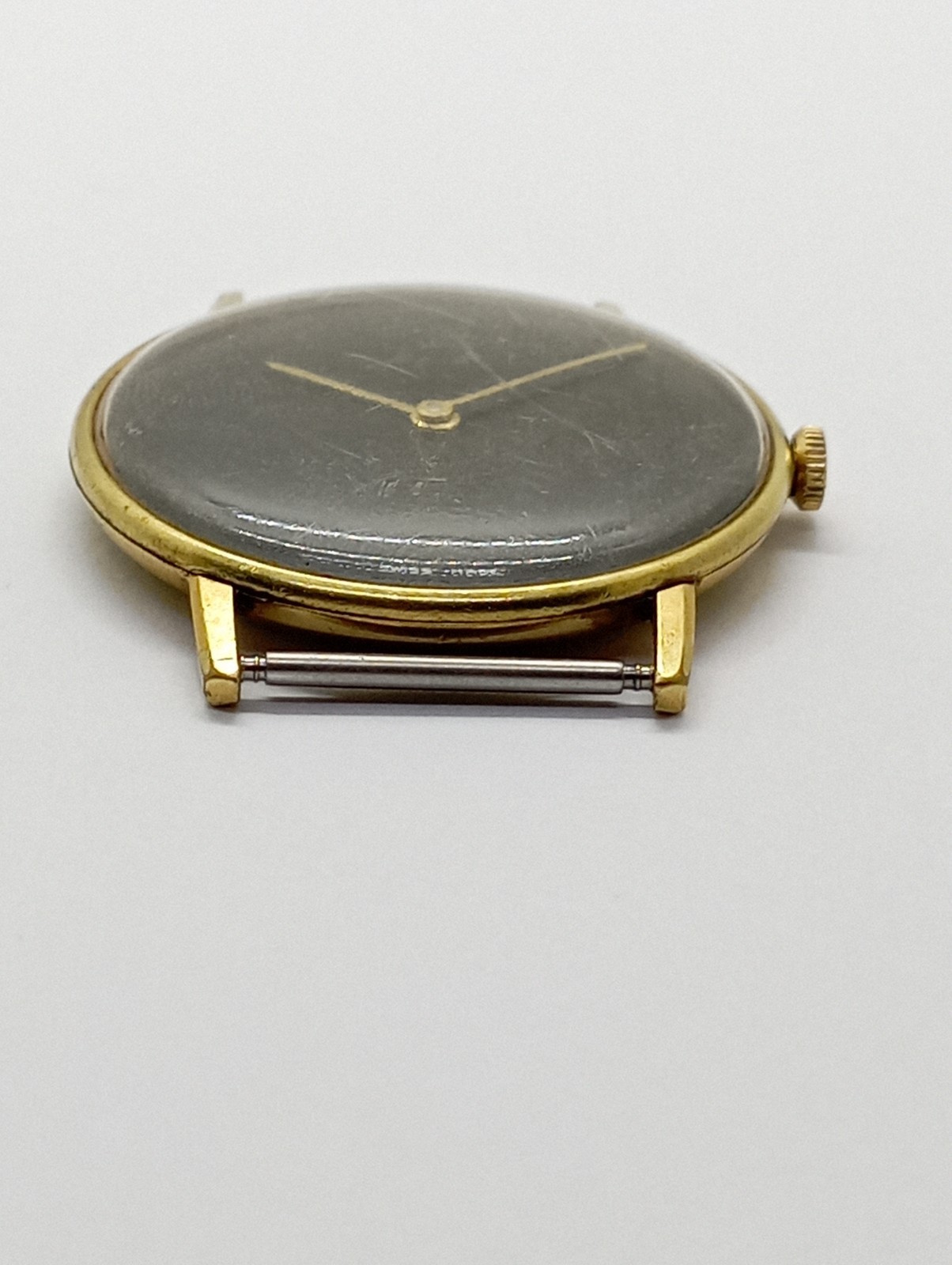 VTG Unique M&M Black Dial Gold Plated Cal. Peseux 7001 (ETA) 6mm. Thickness Work