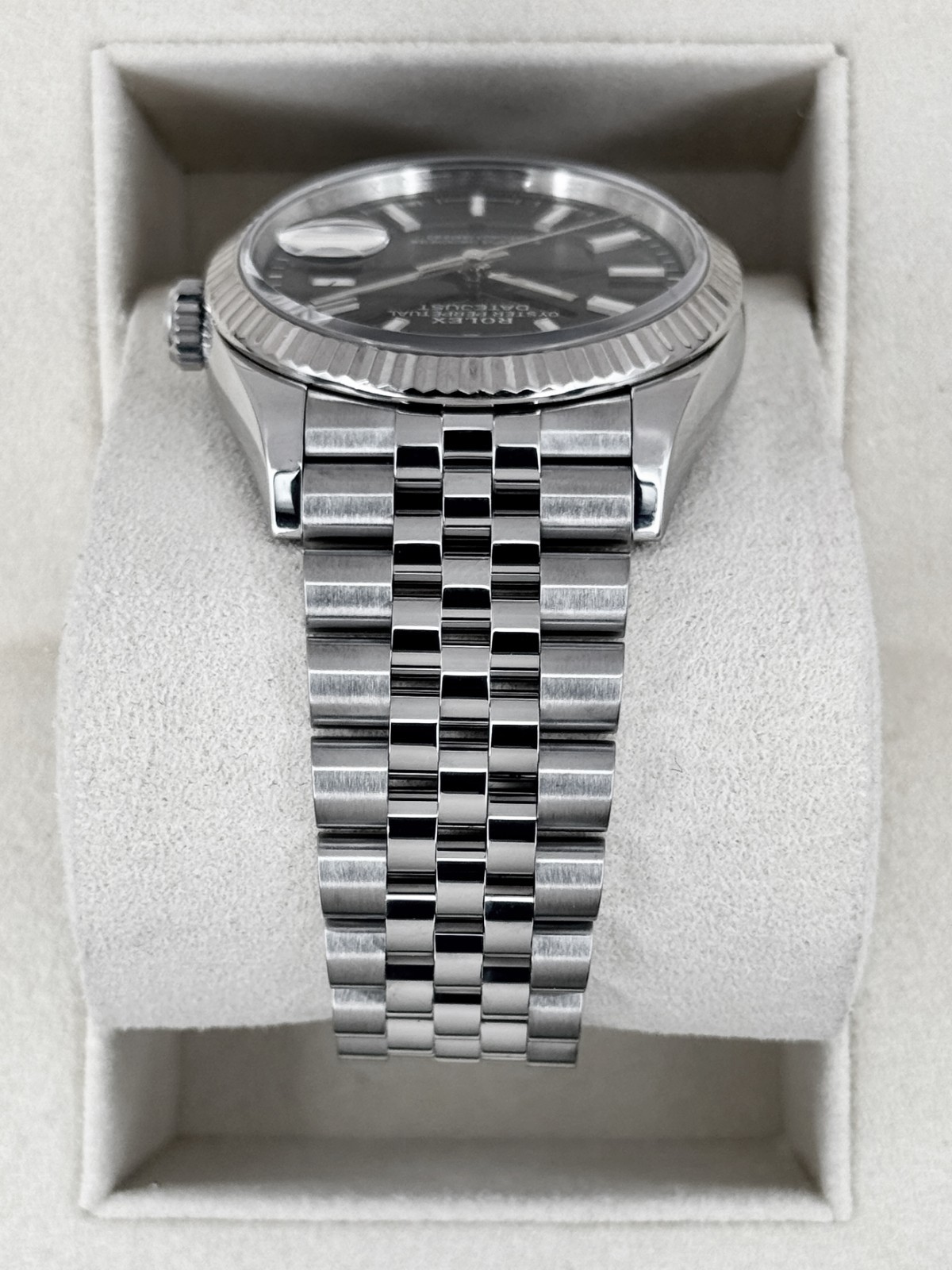 2019 Rolex Datejust 36mm 126234 Stainless Steel Jubilee Black Dial