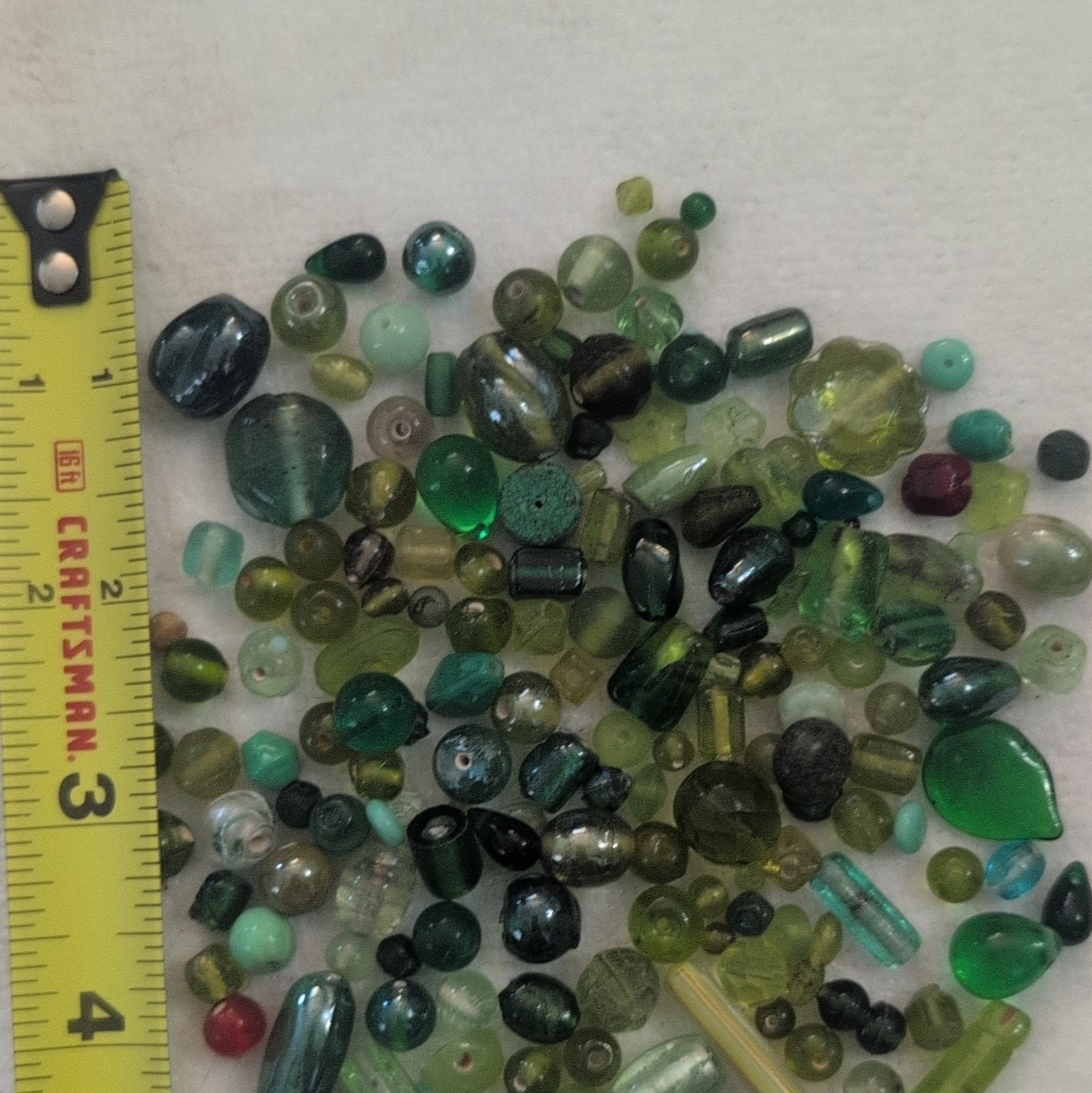 Assorted Glass Spacer Beads, Opaque, 3-8mm, Mixed Colors, 25+ Pcs