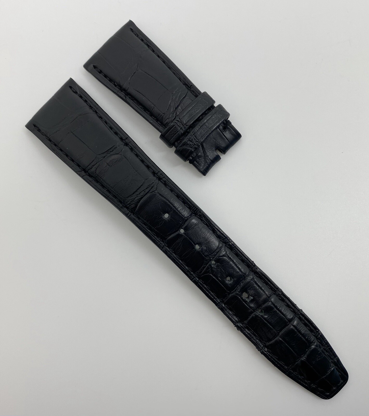 Authentic IWC 22mm x 18mm Black Alligator Watch Strap Band A20062 OEM