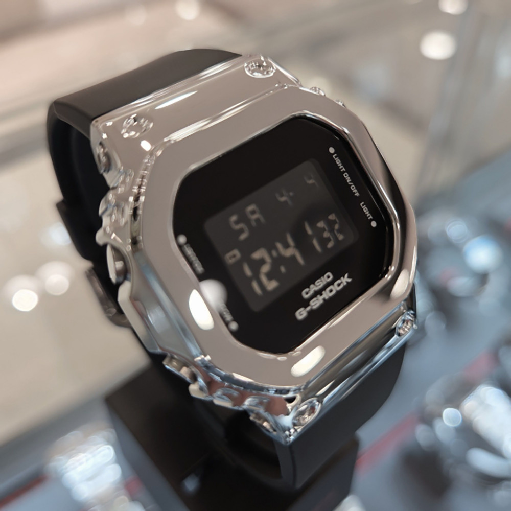 Casio G-Shock GM-S5600U-1DR Metal Compact Square Slim Digital Sport Watch