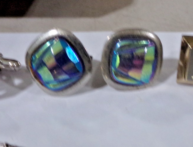 Mixed lot of Vintage CUFFLINKS, TIE BARS/CLASPS, PINS as pictured UNBRANDED