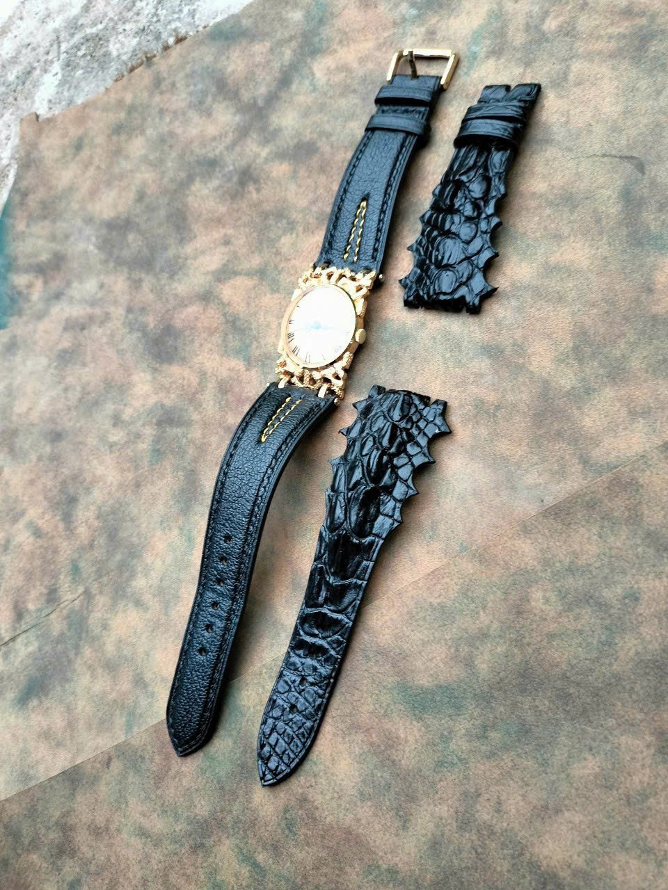 Genuine Leather Skin Watch Strap Band size 18 19 20 21 22 23 24 25 26mm