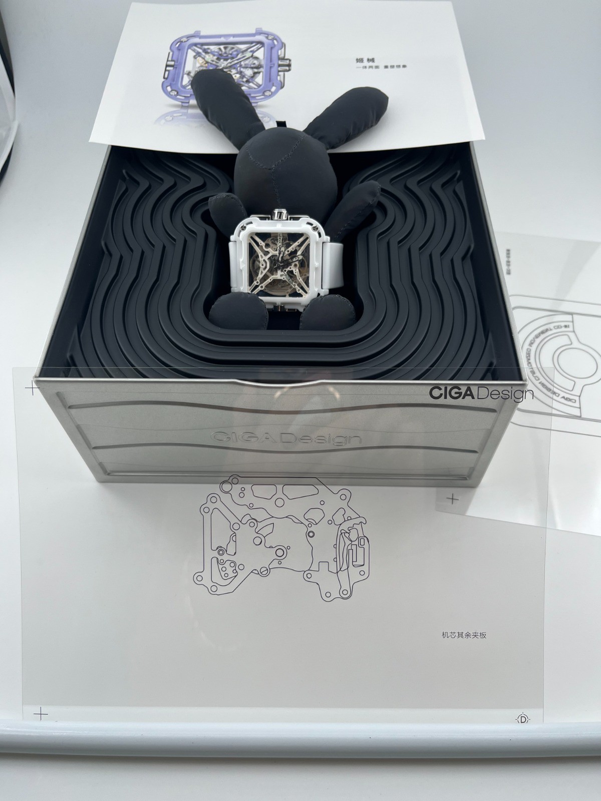 CIGA DESIGN X Series WHITE CERAMIC Mechanical Watch Machina BRAND NEW