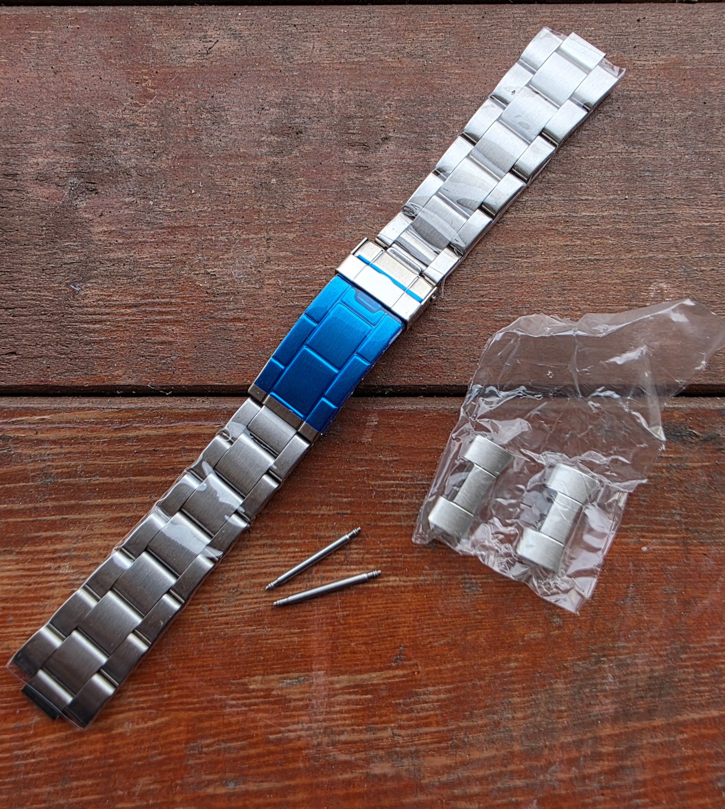 316L OYSTER BRACELET +SCREWS STAINLESS STEEL FOR ROLEX SUBMARINER 20MM FLIP LOCK