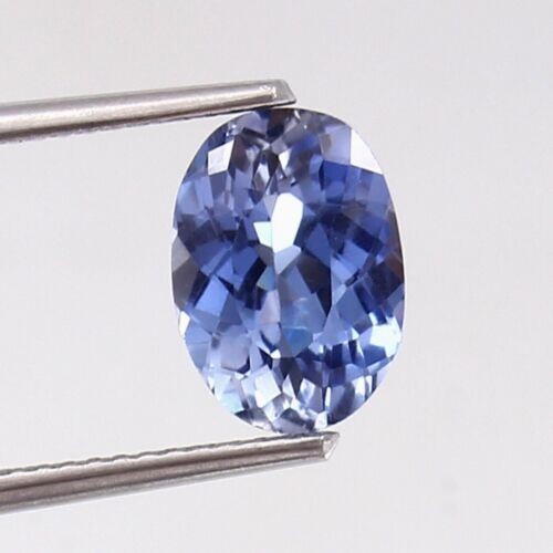 2.80 CT AAA Natural Ceylon Pastel Blue Sapphire Loose Oval Gemstone Cut 10×7 MM