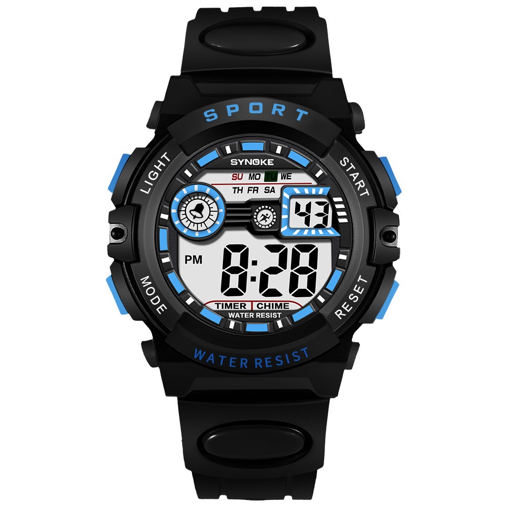 Kids Child Boy Girl Waterproof Multifunction Sports Electronic Watches Kids Gift
