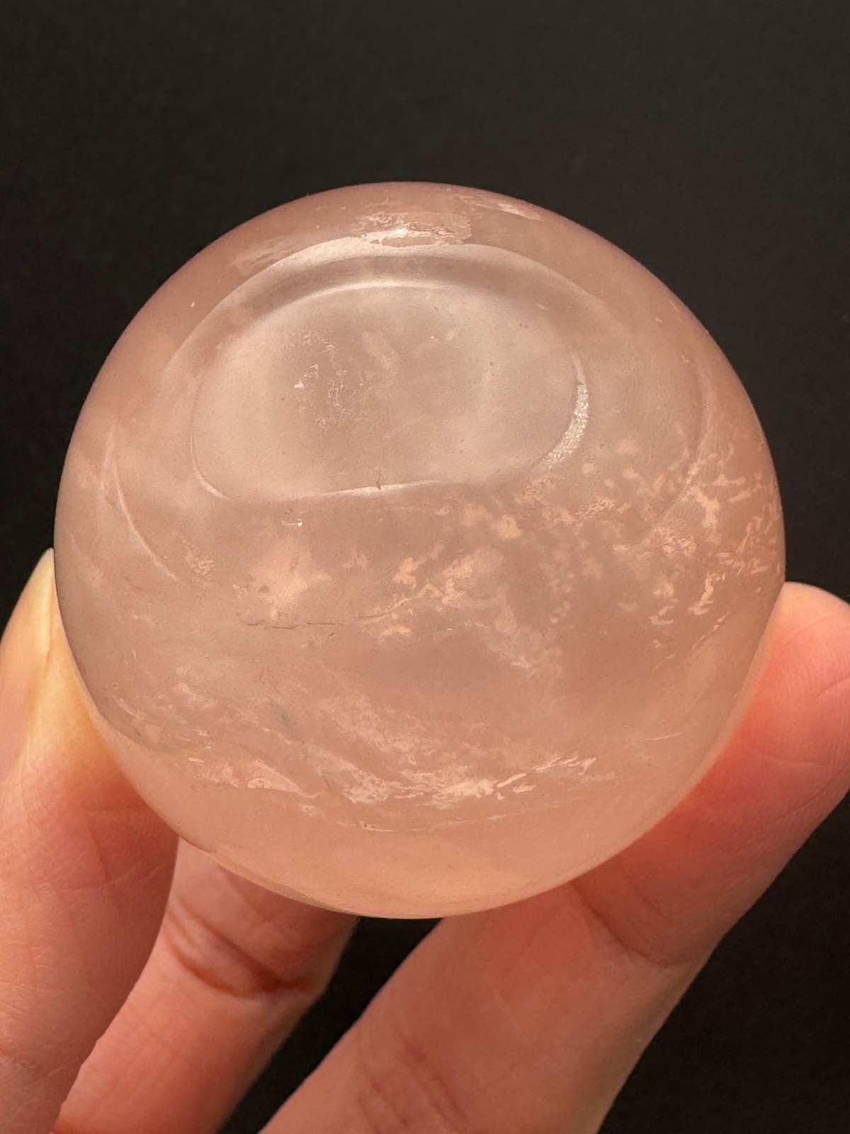 Rose Quartz Sphere for Love Harmony and SelfCare