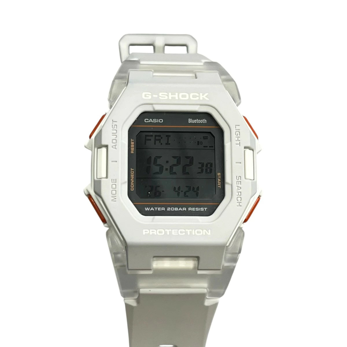 Used CASIO G SHOCK Digital Watch GD B500 Light Gray Revision