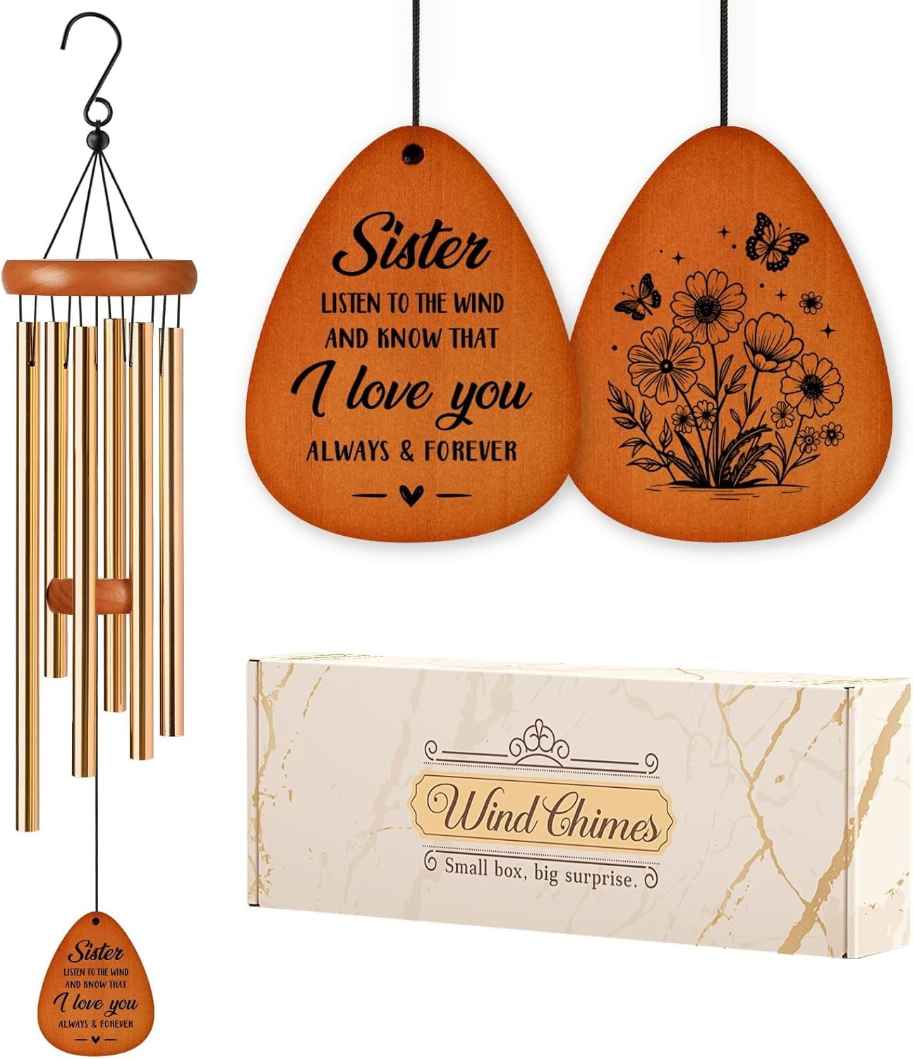 Sister Gifts Mothers Day Sister Birthday Gifts Wind Chimes Sisters Presents