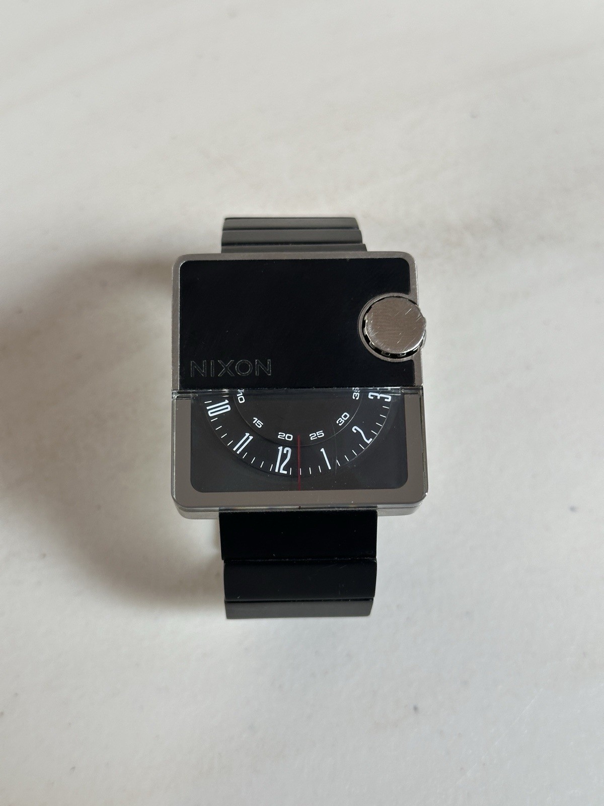 2008 Nixon The Murf Like A Record Baby Watch / Stainless Steel / Good Condition