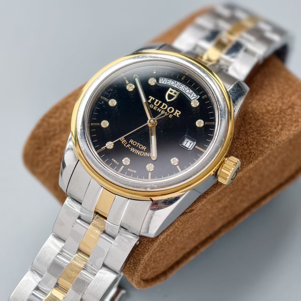 Tudor Black Dial Glamour M56003-0008 Men’s Watch Automatic 39mm Date