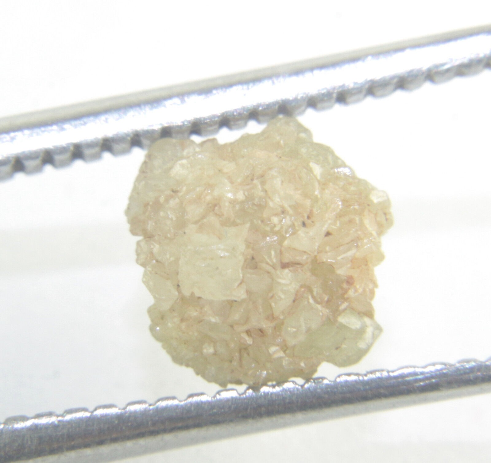 1.68 CTS NATURAL REAL RAW UNCUT GREY ROUGH DIAMOND 8.09×7.69×4.45 MM