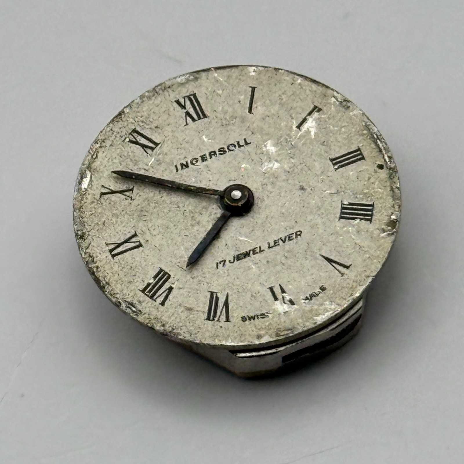 FHF 69-21 Watch Movement Ingersoll Swiss 17 Jewels Manual Wind Parts 15.3mm