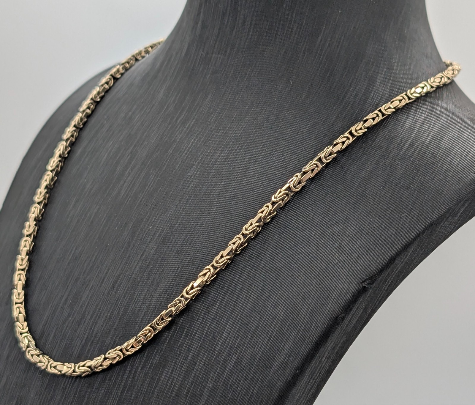 King Chain Yellow Gold Chain 585/14K – 26.40g – Necklace 46.50cm Link Chain N205
