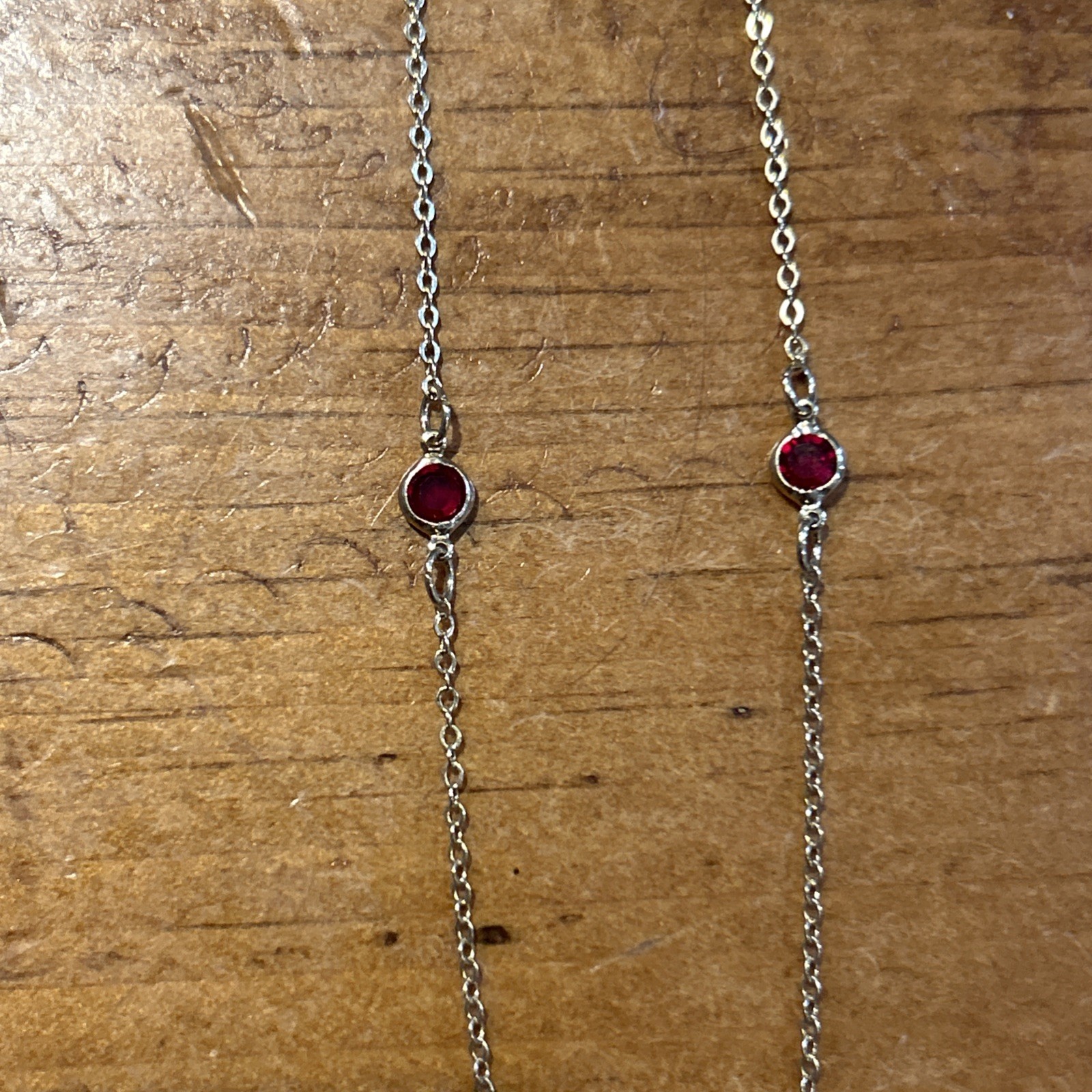 Vintage 12K Gold Plated Necklace Gold GE Chain With Black Stones Dainty Classic