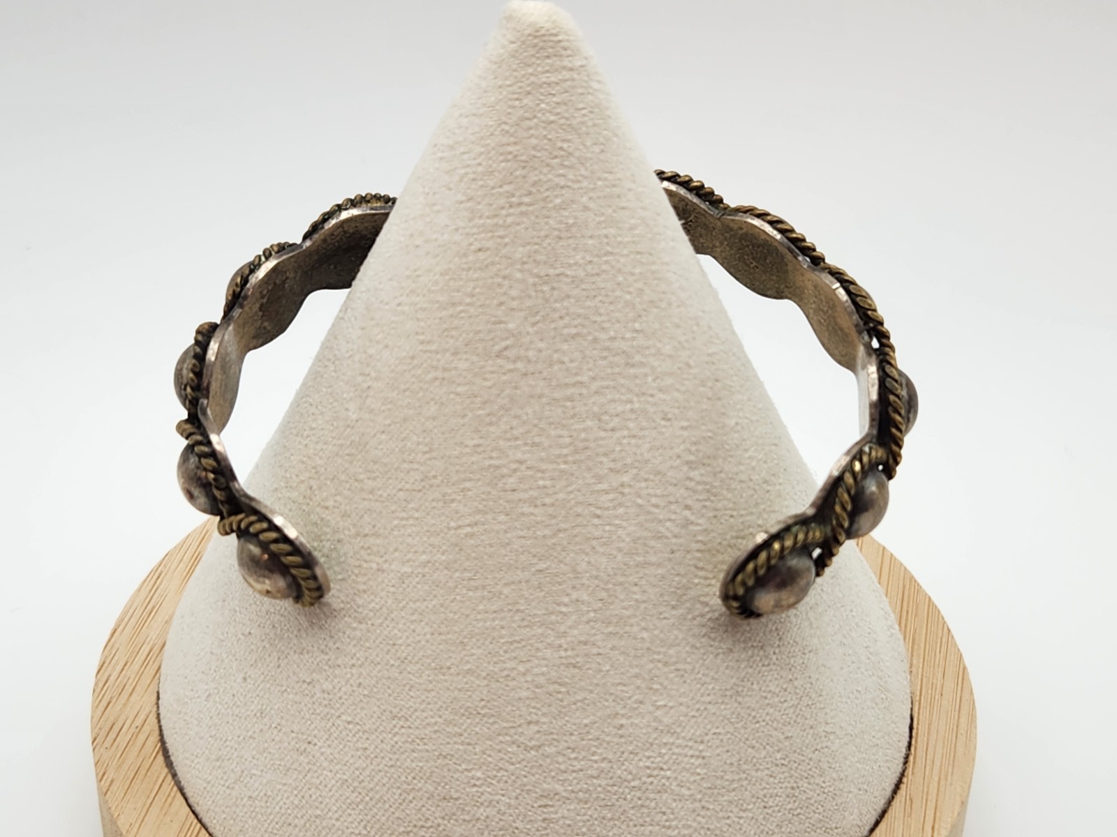 Mexico 925 Woven Rope Bracelet Cuff