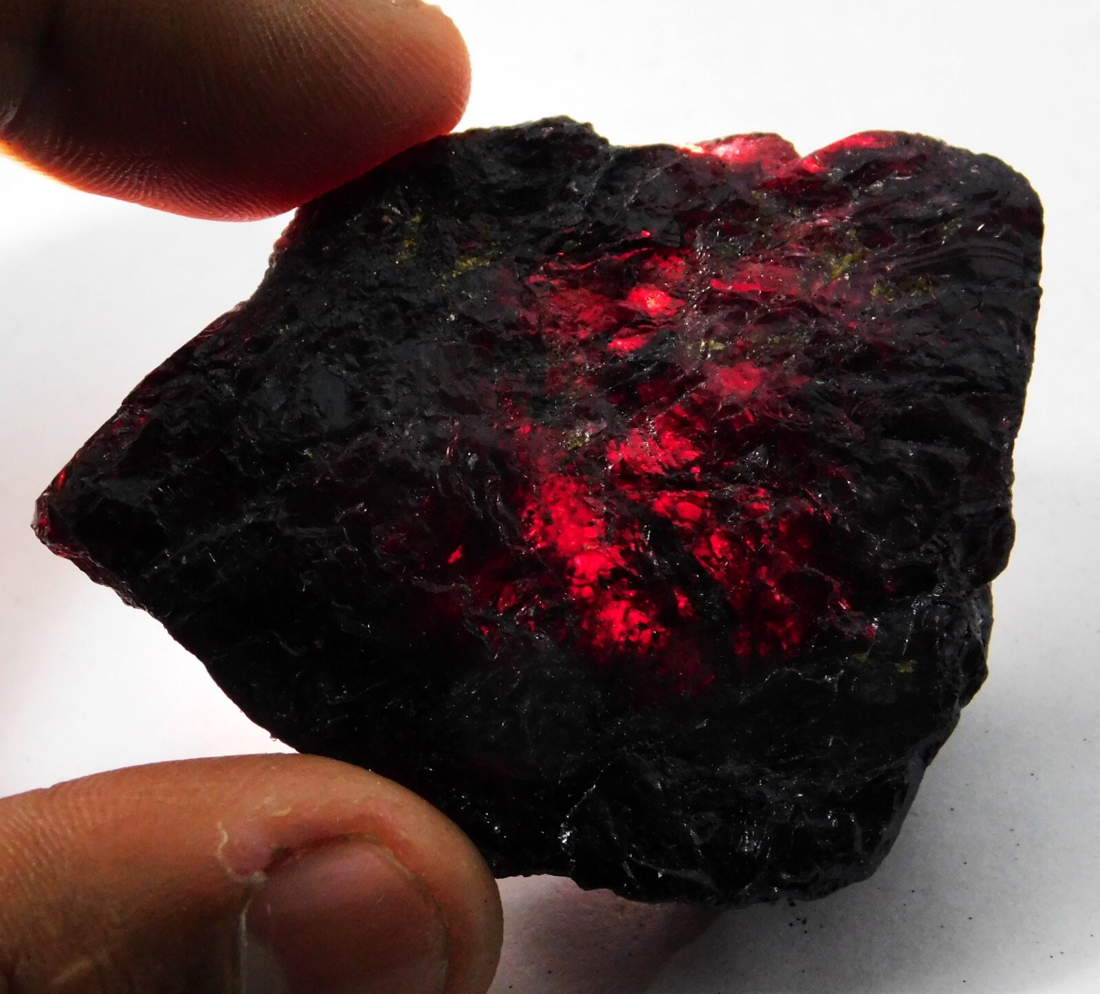 Natural 309.80 Ct Certified Red Painite Untreated Rough Loose Gemstone