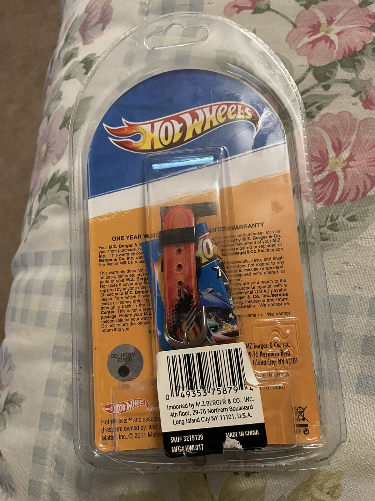 Hot Wheels Time Teacher Analog Watch 2011 NEW