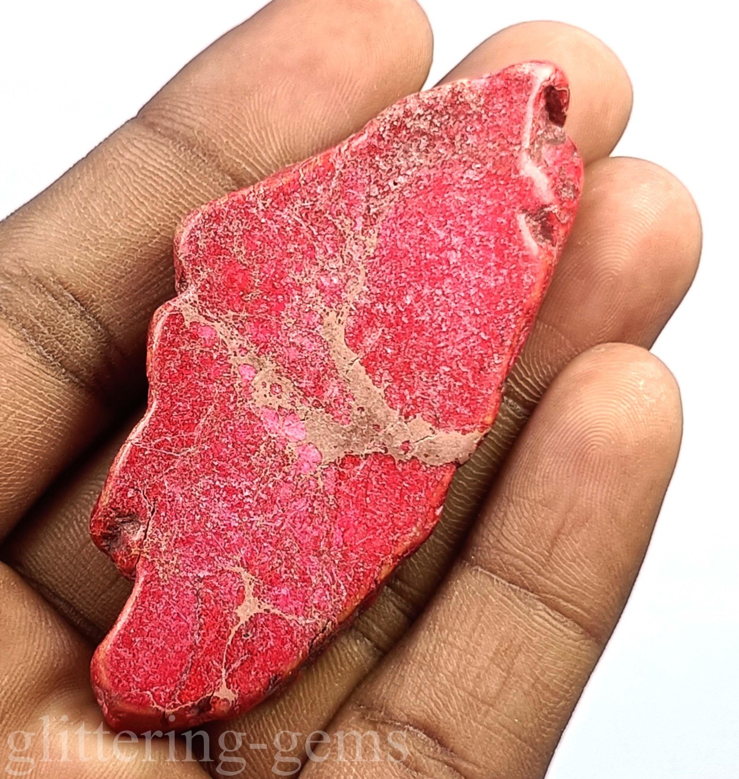 115.00 Ct Natural Red Turquoise Slab Rough Arizona 69x8mm Gems 5ADF