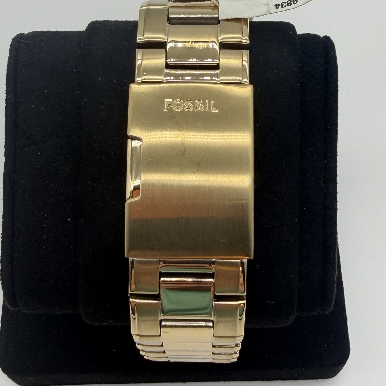 Fossil Chronograph Watch Model Fs4814 Gold Tone