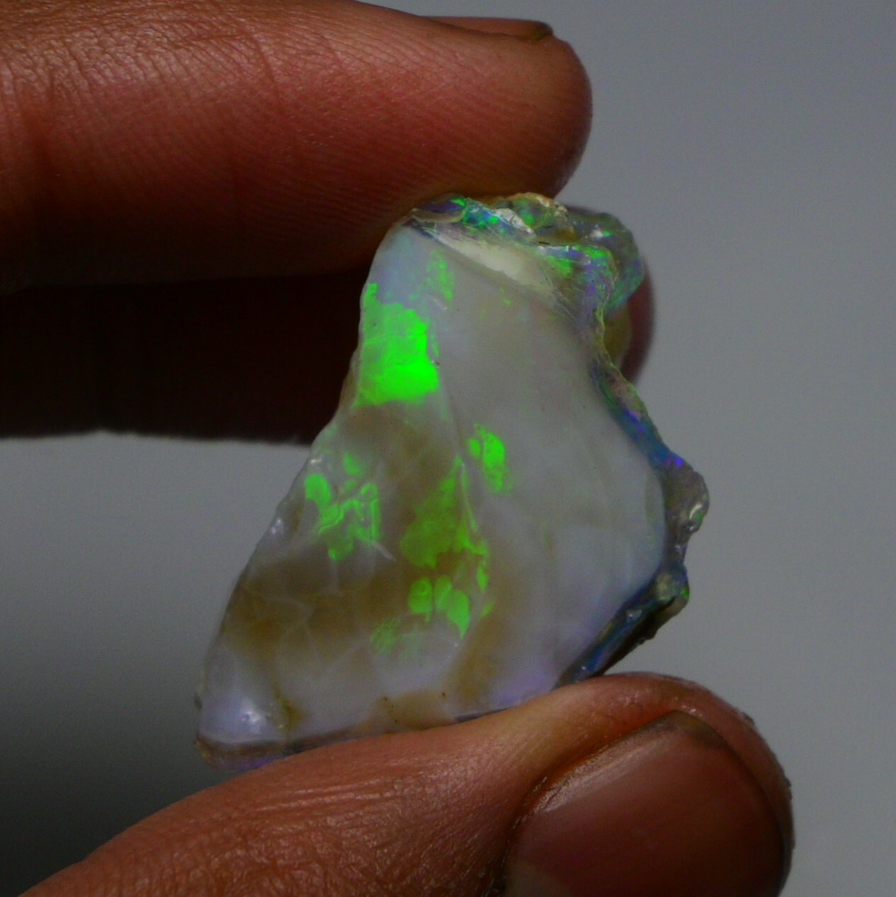 Stunning Ethiopian Opal Rough 28.00 Carats Large Opal Specimen Natural Opal Raw